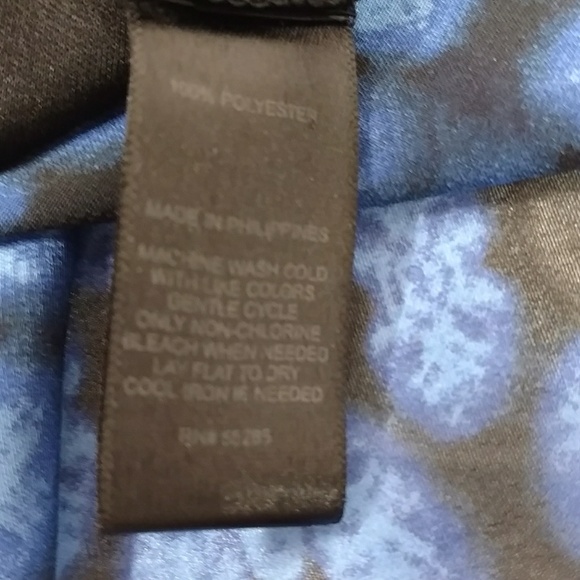 Baby Doll Sundress Mini Dress Dramatic Blue & Purple Colors Flirty Short Summer - Picture 8 of 8